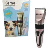 Máquina Afeitadora Cortadora De Pelo Para Mascota Kemei 1056
