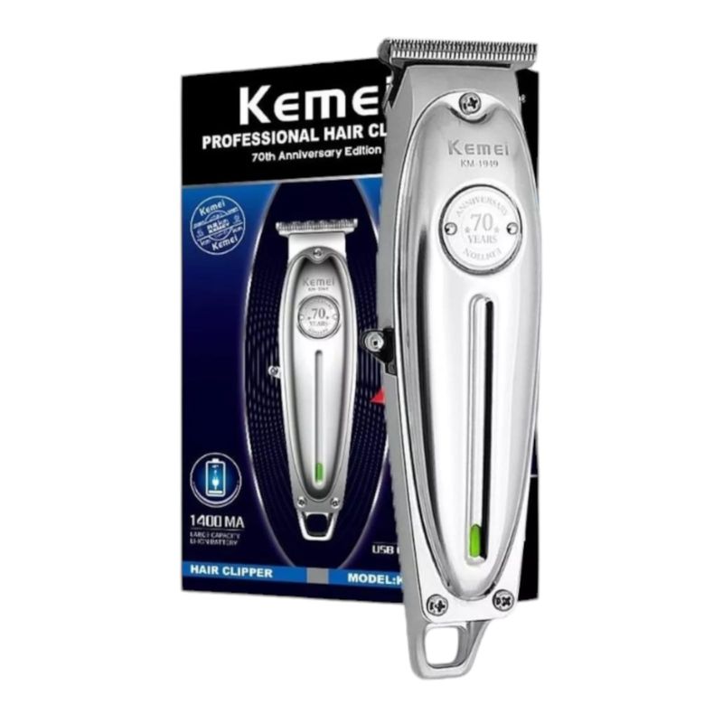 GENERICO - Rasuradora Corta Pelo Kemei Km-1949 1400mah Plateado