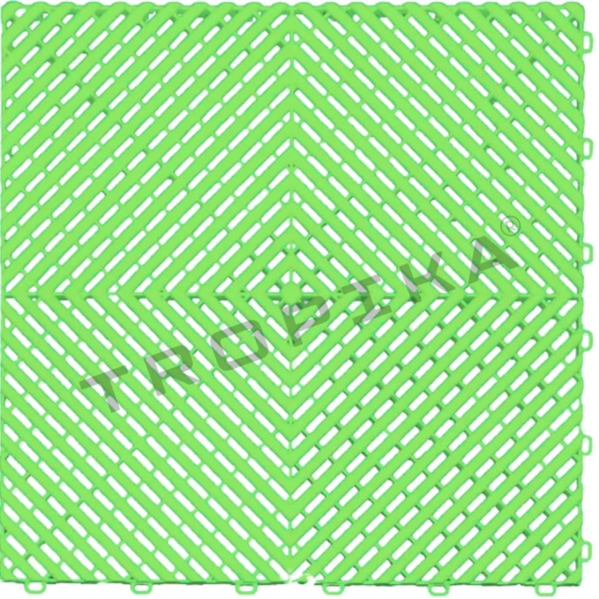 GENERICO - Piso de Garage Encastrable Modular Spectra Pack x40 Verde