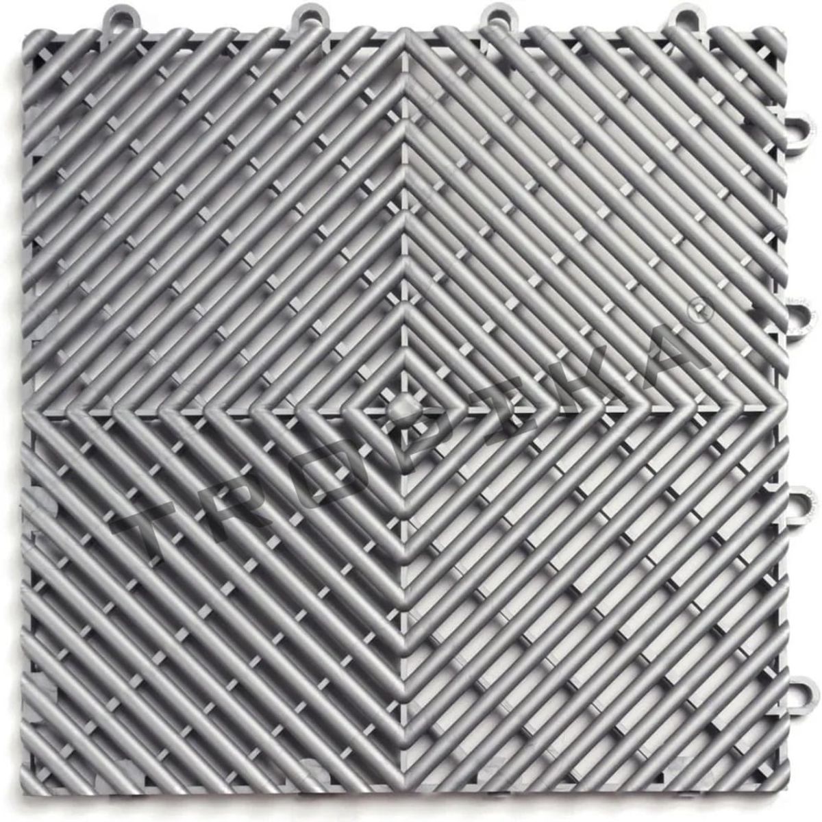 GENERICO - Piso de Garage Encastrable Modular Spectra Pack x12 Gris