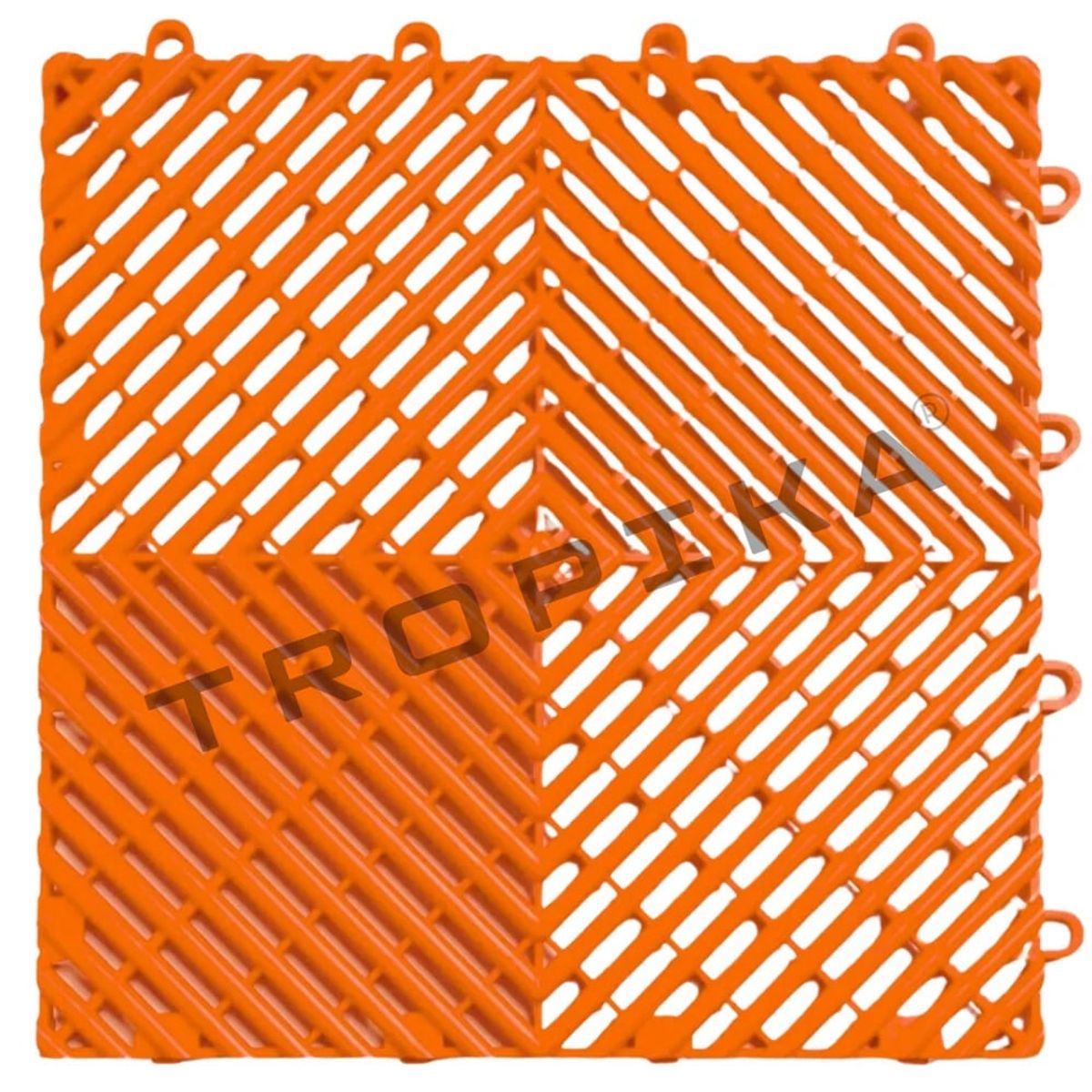 GENERICO - Piso de Garage Encastrable Modular Spectra Packx40 Naranjo