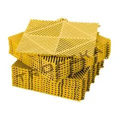 GENERICO - Piso de Garage Encastrable Modular Spectra Pack x12 Amarillo