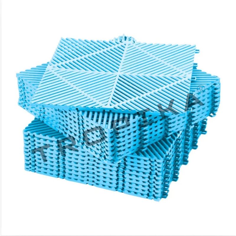 GENERICO - Piso de Garage Encastrable Modular Spectra Pack x40 Celeste