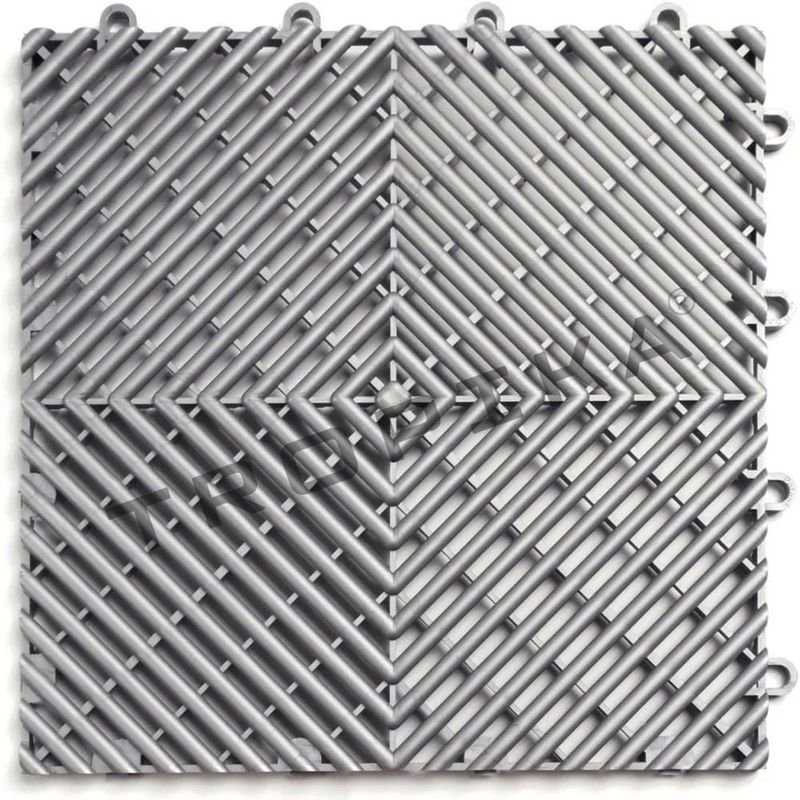 GENERICO - Piso de Garage Encastrable Modular Spectra Packx40 Gris