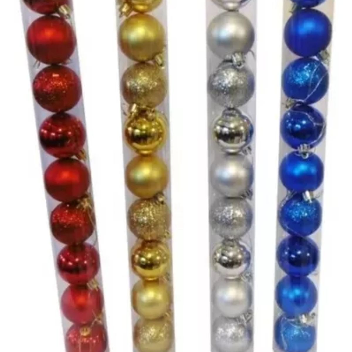 GENERICO - X8 Esferas Navideñas Bambalinas Esferas Navidad Decorar 8 Cm Rosa