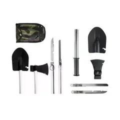 GENERICO - Pala 4 En 1 Portátil Plegable Camping Trekking Montañismo