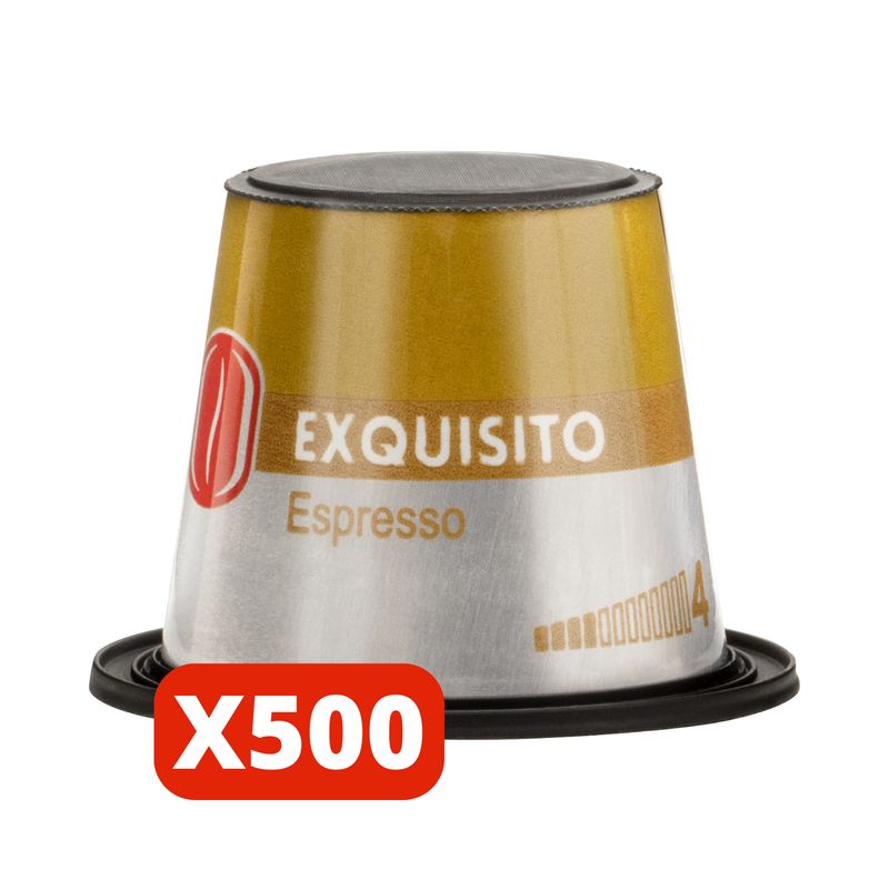 CAFE CARIBE - Café Exquisito Espresso - 500 cápsulas Nespresso Compatibles.