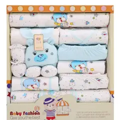 GENERICO - Set De Ajuar Para Bebe Recién Nacido AZUL