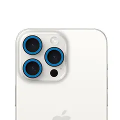 GENERICO - Vidrios Protectores Fluor Premium Camara Para iPhone 14Pro-14PM Azul.