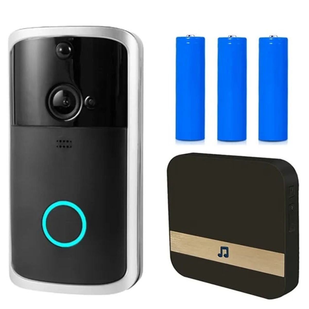 GENERICO - Cámara inteligente Portero Wifi DoorBell con Timbre para Smartphone