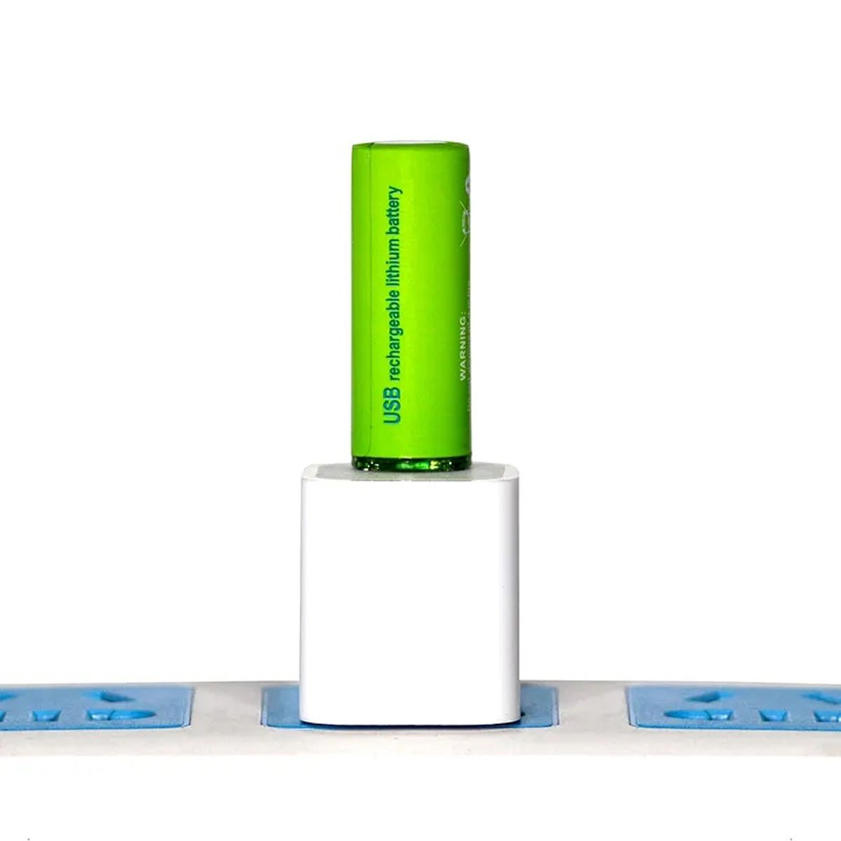 GENERICO - Pack de 4 Pilas AA USB de Litio Recargables 1.5V 2200mAh