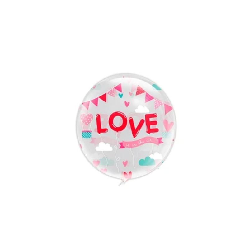 GENERICO - Globo Burbuja Love 80cm