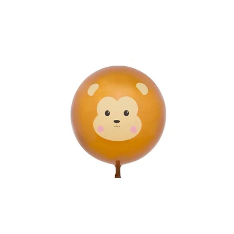 GENERICO - Globo Burbuja Mono Dorado 80cm
