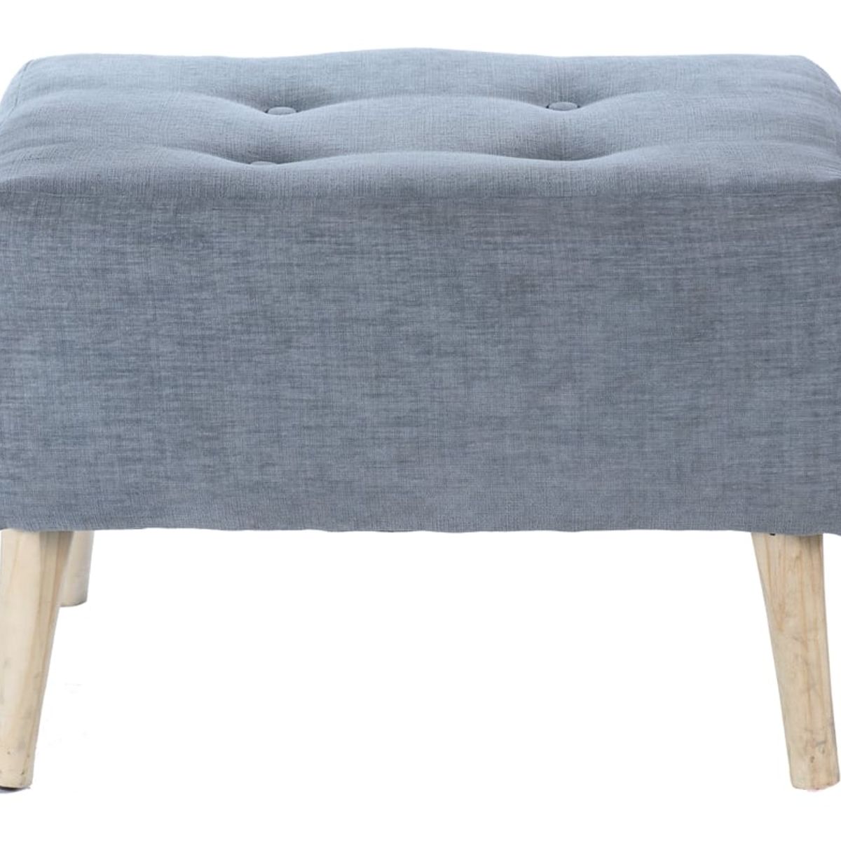 GENERICO - Pouf Petrum Gris Claro Altea 62x42x42 cm Máxima Design.