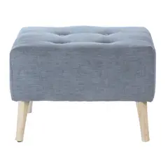 GENERICO - Pouf Petrum Gris Claro Altea 62x42x42 cm Máxima Design