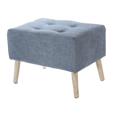 Imagen 2 del producto Pouf Petrum Gris Claro Altea 62x42x42 cm Máxima Design