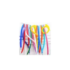 GENERICO - Globos Largos 25cm + bombin Colores Surtidos 20pcs
