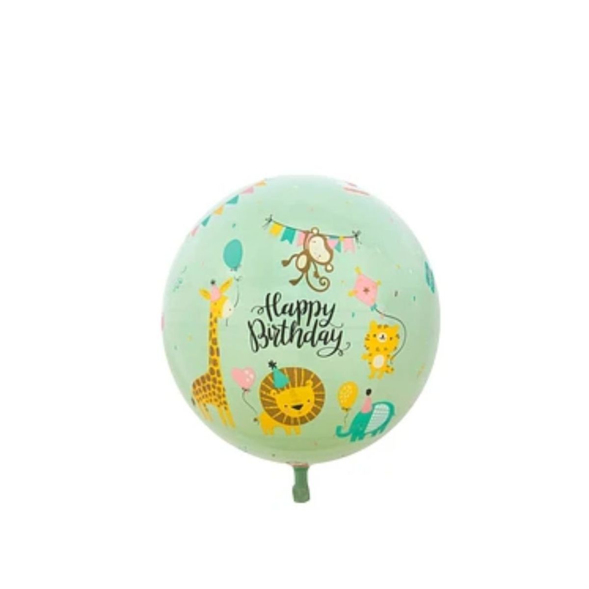 GENERICO - Globo Burbuja Jirafa Happy Birthday 80cm
