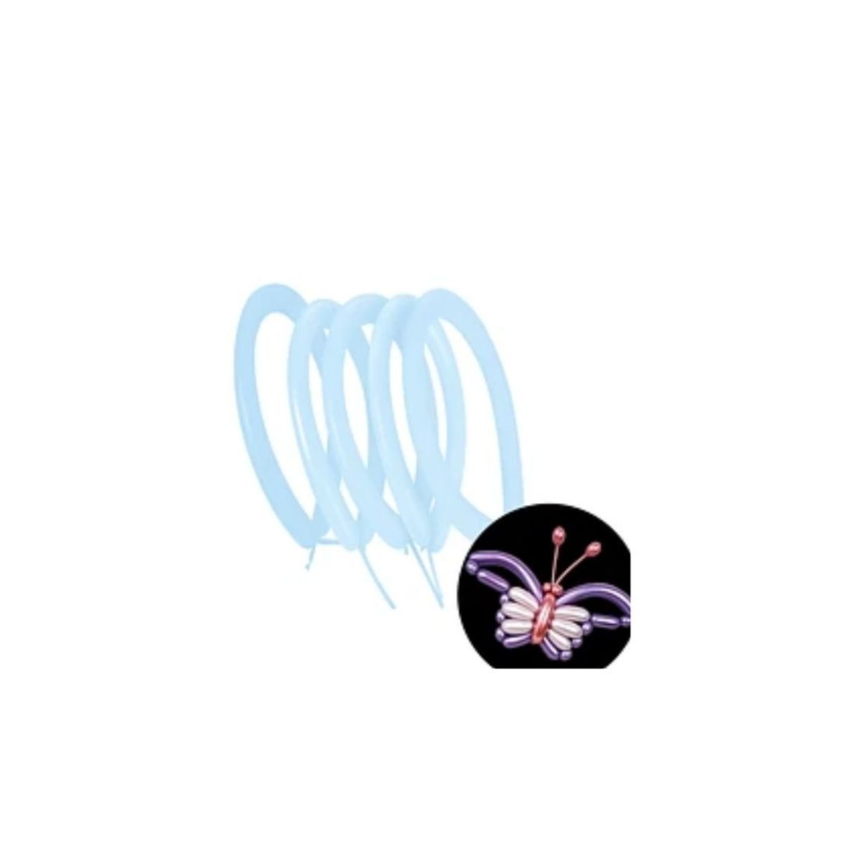 GENERICO - Globos Latex Largo Azul 30cm 40pcs