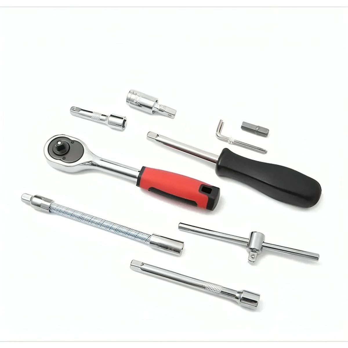 OEM - Juego Caja Set Dados Chicharra Herramientas 46 Piezas