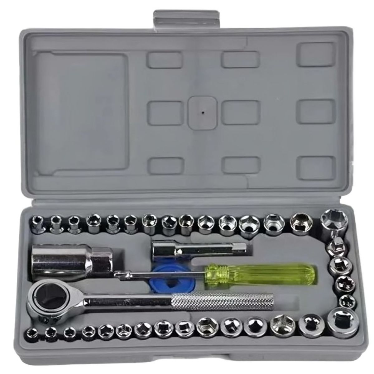 OEM - Juego Dados 40 Pcs 1/4-3/8 Chicharra