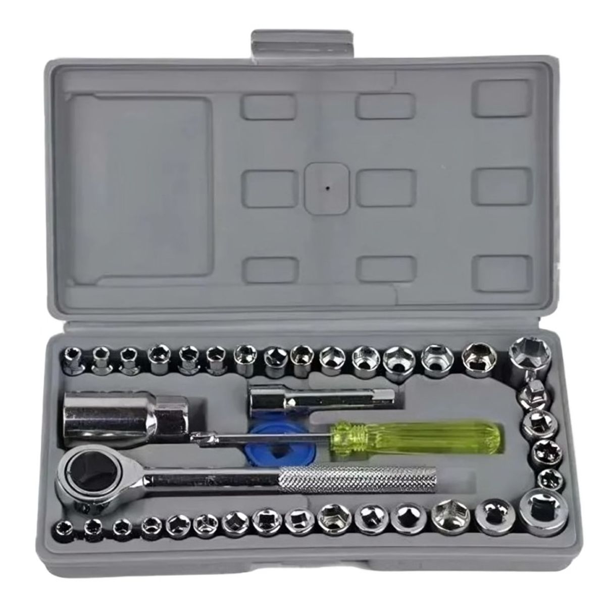 OEM - Juego Dados 40 Pcs 1/4-3/8 Chicharra