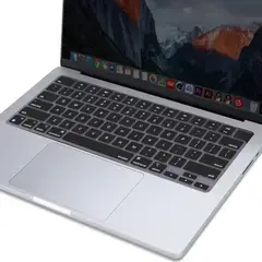 GENERICO - Protector Cubre Teclado Negro Para Macbook Air 13 (A1932)