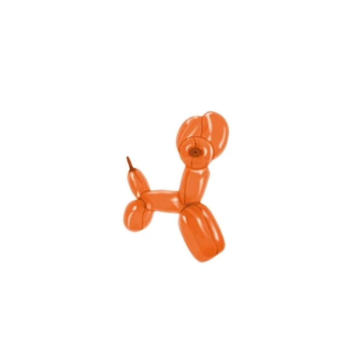 GENERICO - Globos Largos Color Naranjado 28cm 40pcs