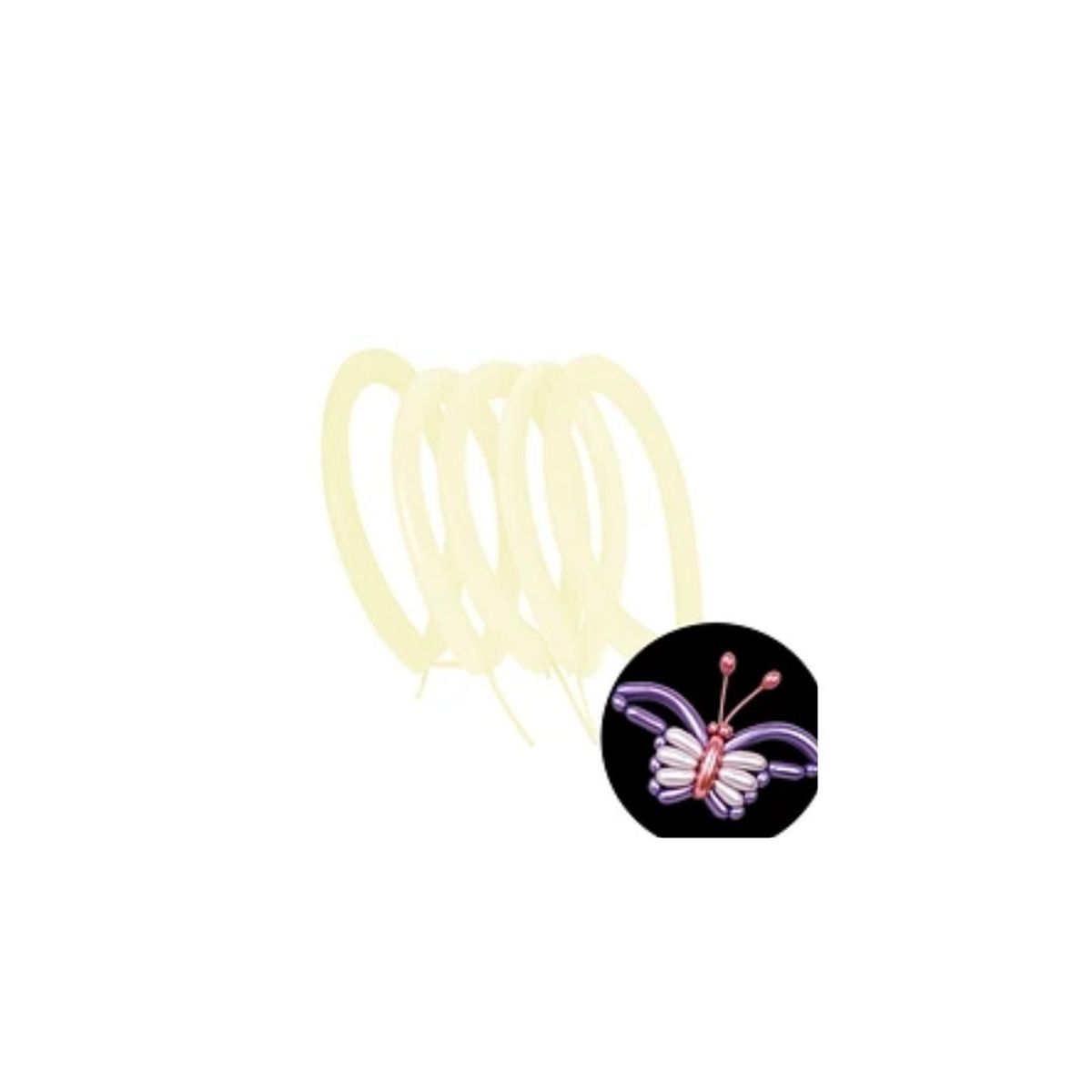 GENERICO - Globos De Látex Largo Amarillo 40pcs 30cm