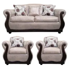 AMERICA DECORA - Living 3-1-1 Grand Santi Envejecido Beige