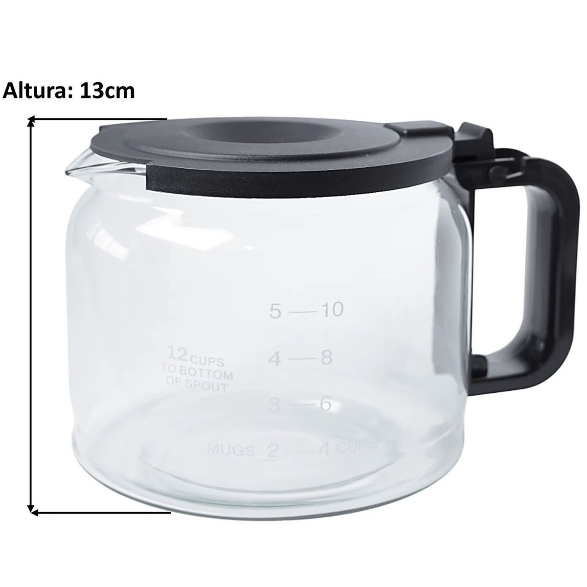 GENERICO - Jarra Cafetera 12 Tazas- Universal