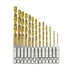 OEM - Juego De Brocas Vástago Hexagonal De 13uds Taladro