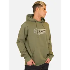 VOLCOM - Poleron Watanite Lie Verde Hombre