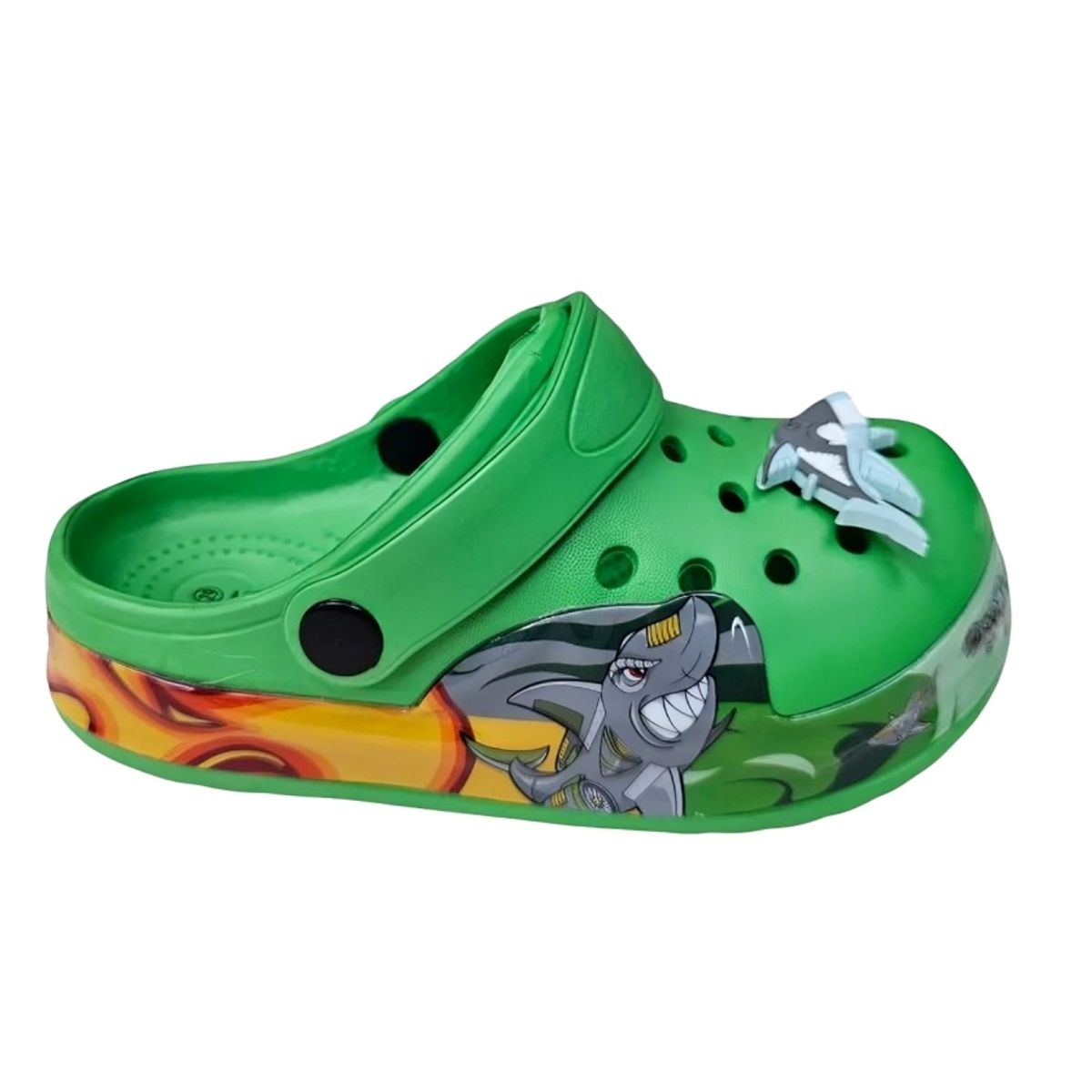 KIBOU - Sandalia Zueco Chalas Con Luces Para Niños