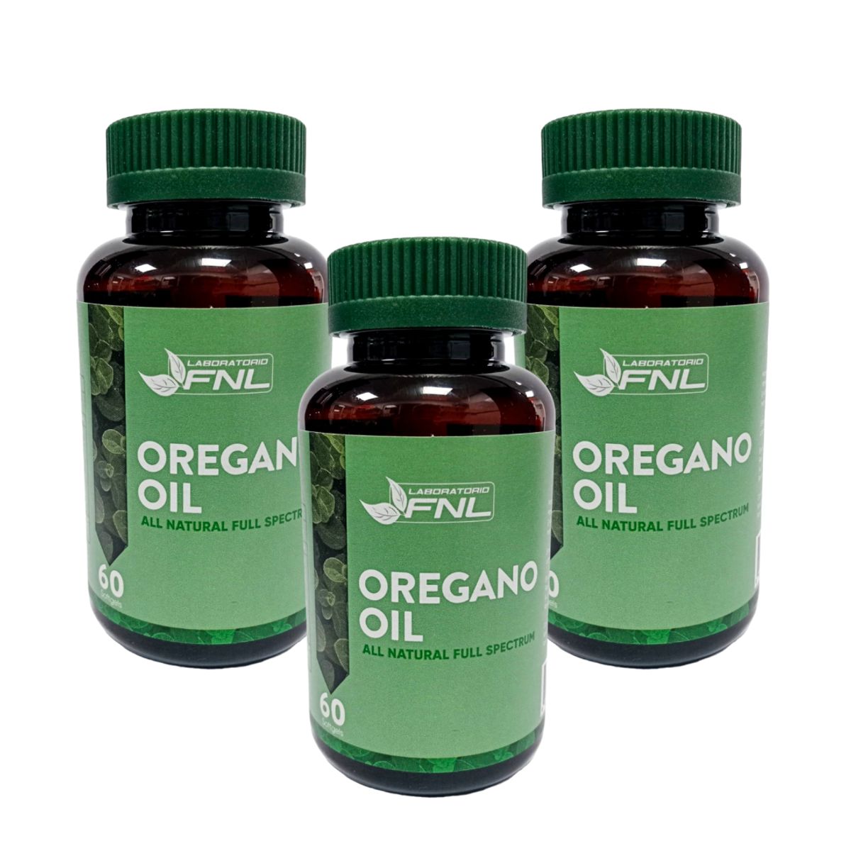 FNL - Aceite de Oregano Oil Fnl 180 Capsulas Blandas 3x60.