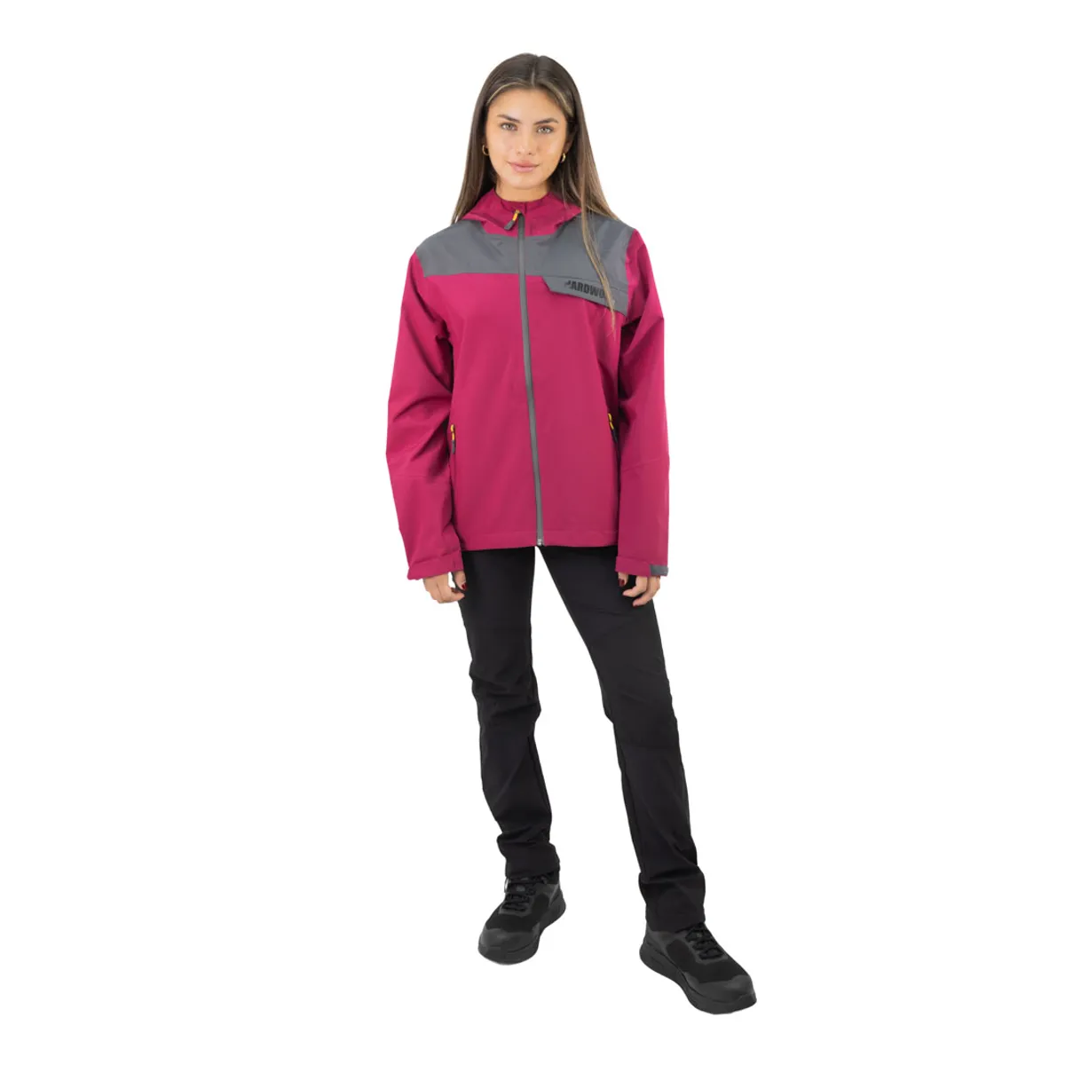 HARDWORK - Hardshell HW Norway Mujer Burdeo