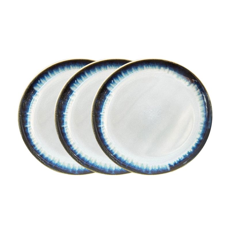 GENERICO - Set de 3 Platos de Cerámica - 7,5 pulgadas