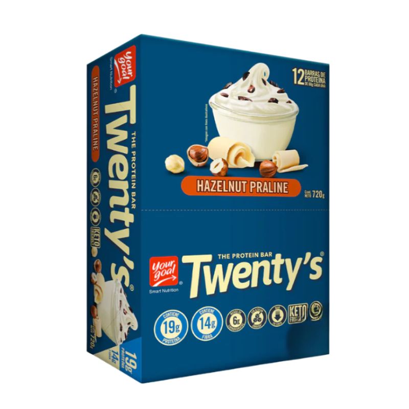 YOURGOAL - Barras De Proteina Yourgoal Twentys 12u Hazelnut Praline