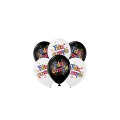 GENERICO - Set De Globos De Latex Feliz Cumpleaños 6pcs