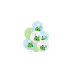 GENERICO - Set De Globos Estampado Ballena 7pcs