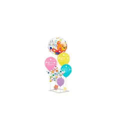 GENERICO - Set De Globos Feliz Cumpleaños Con Base 6pcs
