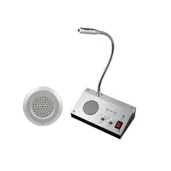 GENERICO - Citófono Intercomunicador Microfono 2 Vías Dual Portero Grey