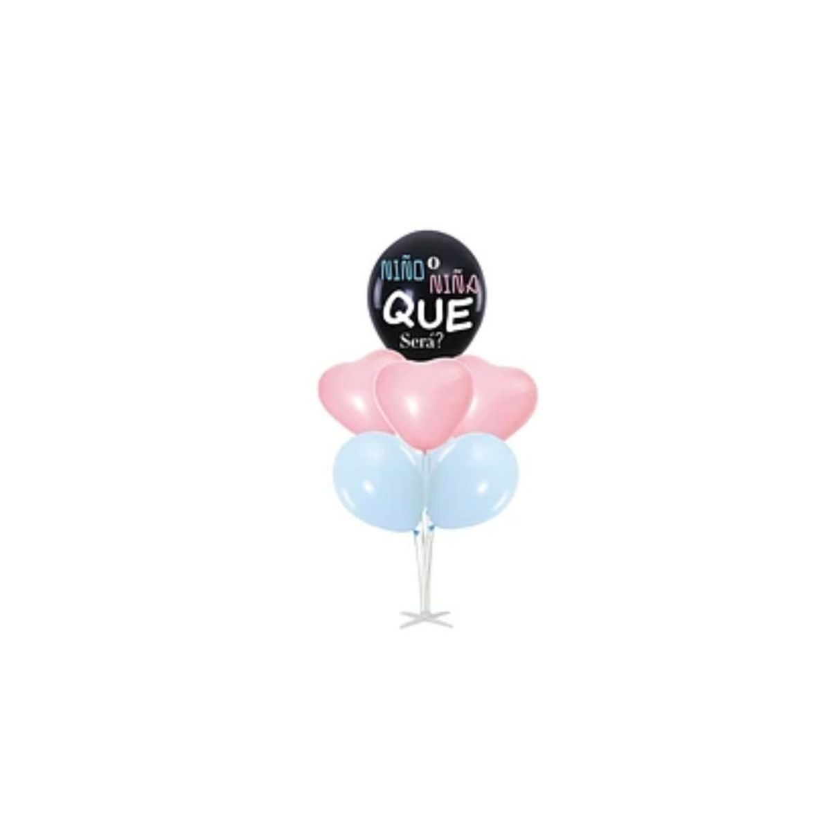 GENERICO - Set De Globos Revelación Con Pedestal 7pcs