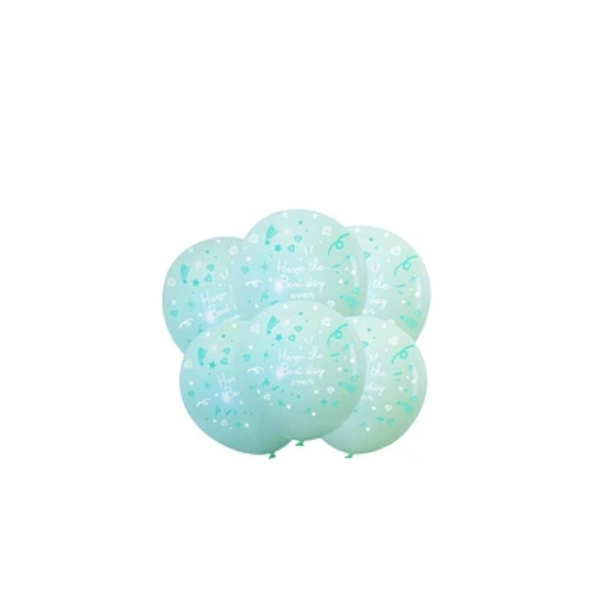 GENERICO - Globos De Latex Verde Pastel 30cm 5pcs