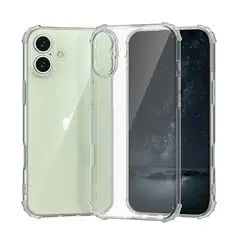 GENERICO - Carcasa Transparente Reforzada Para iPhone 16 Normal