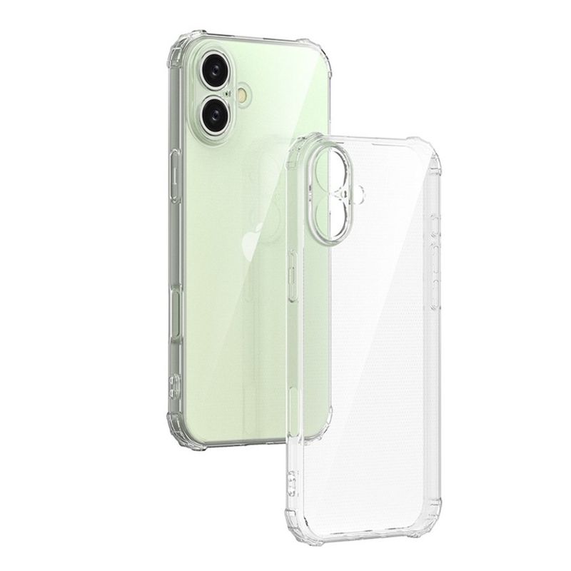 GENERICO - Carcasa Transparente Reforzada Para iPhone 16 Plus
