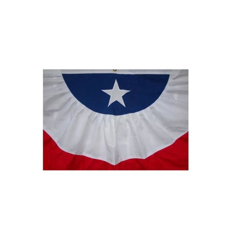 GENERICO - Escarapela Chilena Estrella Bordada Bandera Balcon
