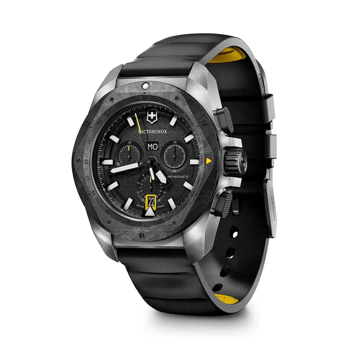 VICTORINOX - Reloj INOX Chrono 43 mm correa caucho caja titanio Victorinox