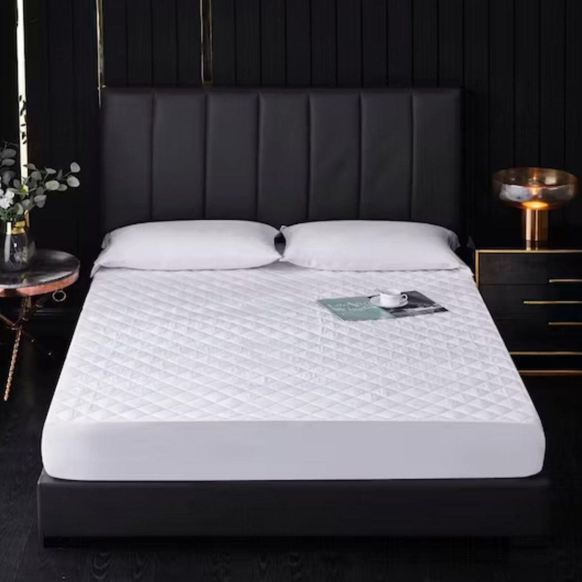 IMPORTCLICK - Cubre Colchón 2 Plazas Blanco 200x150x200 CM IMPORTCLICK