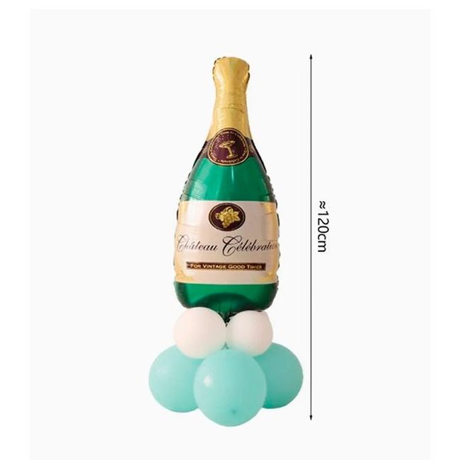 GENERICO - Globo Vino Color Verde 120cm